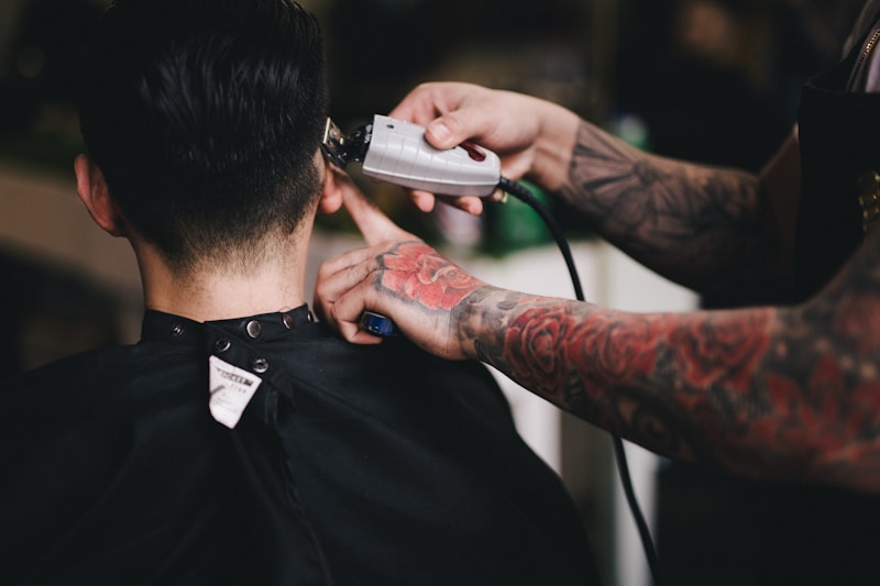 Beard trim and grooming at Eddie's Haircut & Shave, Upper East Side